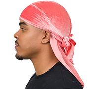 Veeta Superior Velvet Durag - Soft Velvet Durags for Men & Women, Long Double Wide Straps, Silky Durag Liner, Triple Stitched