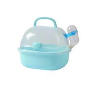 Veeteah Jaula transportadora para hámster,Jaula de Viaje para hámster - Bolsa de Viaje para hámster - Jaula saliente portátil para hámster, Estuche de Transporte Transpirable para hámster con Botella