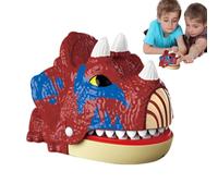 Veeteah Juguete para morder los dedos, juguete para morder los dedos | Juguete de dentista de dinosaurio, juego de dentista, juguete de truco de mordedor, interacción de dinosaurios, juguete para