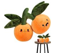 Veeteah Peluche Naranja,Juguete De Peluche Naranja | Animal de Peluche Naranja,2024 Muñeca de Fruta de Felpa Naranja Animal Relleno Naranja muñeca de Fruta China Juguete Mascota muñeca para Gran
