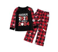 Veeteah Pijamas navideños a Juego Family Jammies, Mono navideño, Lindo Conjunto de Ropa de Dormir navideña para Fotos Familiares y diversión