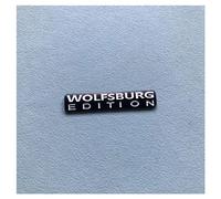 VeEthi yzw6688 1X Metal Cromado Negro Blanco Wolfsburg Edition Coche Maletero Trasero Guardabarros Emblema Insignia calcomanía Pegatinas (Color : Black White)