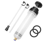 Veftsvy Jeringa de Succión de Aceite 200 CC, Bomba Extractora de Fluidos Automotrices, Bomba Extractora de Líquido, Bomba Manual de Aceite, con 2 Mangueras y Un Par de Anillos de Goma de Repuesto