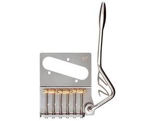 Vega-Trem VT2ND Teletrem Clásico Puente de Trémolo para Guitarra Telecaster Para Tele Sin Modificaciones Fácil Instalación con logo