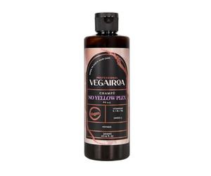 VEGAIROA - No Yellow Plex Champú - Neutraliza Tonos Amarillos y Naranjas - Hidratación Profunda - Pigmento Violeta - Para Rubios Decolorados - Sin parabenos - Peluquería Profesional Vegana - 300ml