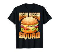 Vegan Burger Squad Plant Based Burger Lovers Unite Camiseta