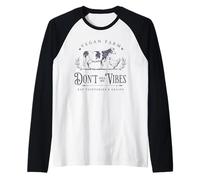Vegan Farm Vegan Vibes Plant Based Diet Vegetables and Grain Camiseta Manga Raglan