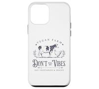 Vegan Farm Vegan Vibes Plant Based Diet Vegetables and Grain Carcasa para iPhone 12 Mini