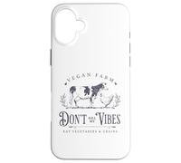 Vegan Farm Vegan Vibes Plant Based Diet Vegetables and Grain Carcasa para iPhone 16 Plus