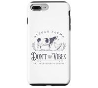 Vegan Farm Vegan Vibes Plant Based Diet Vegetables and Grain Carcasa para iPhone 7 Plus/8 Plus