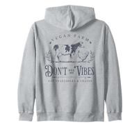 Vegan Farm Vegan Vibes Plant Based Diet Vegetables and Grain Sudadera con Capucha