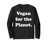 Vegan For The Planet Eco Statement Manga Larga