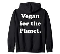 Vegan For The Planet Eco Statement Sudadera con Capucha