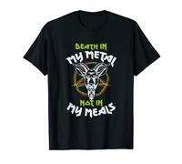 Vegan Metal - La muerte en mi metal no en mis comidas Veganismo Camiseta