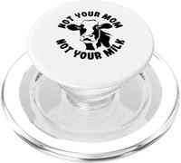 Vegan Not Your Mom Not Your Milk Cow Gift Alimento a Base de Plantas PopSockets PopGrip para MagSafe