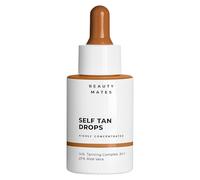 Vegan tan, dark tan, hydrate, self-tanning drops, for face, 30 ml