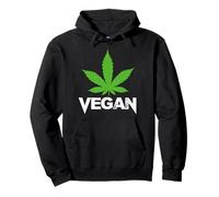 Vegana Marihuana Canna umador de Hierba Vegetariano Sudadera con Capucha