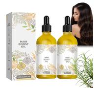 Veganic Natural Hair Growth Oil for Dry Damaged Hair - For Women and Men - Promotes Thickness (2pc)