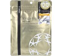Veganior Premium Face Mask VC-100 - 10 hojas - Brightening & Hydrating Vegan Sheet Mask with Vitamina C Derivatives