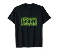 Vegano con Fondo Vegetal Camiseta