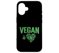 Vegano es Amor repollo Carcasa para iPhone 16