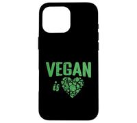 Vegano es Amor repollo Carcasa para iPhone 16 Pro MAX