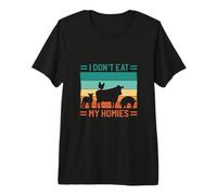 Vegano No te Comas a mis Amigos Vegetariano Divertido Vida Camiseta Premium
