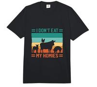 Vegano No te Comas a mis Amigos Vegetariano Divertido Vida Comfort Colors Adult Heavyweight T-Shirt