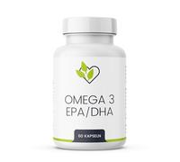 Vegano Omega 3 con EPA/DHA - 60 cápsulas de alta dosis - vegano, sin gluten y sin lactosa - Sin ingeniería genética y libre de aditivos, fabricado en Alta Austria, fuente natural para el corazón, el