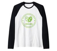 Vegano vegetariano. Vegano a base de plantas. Vegano mamá, papá y niña Camiseta Manga Raglan