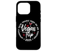 Vegas Trip 2025 Apparently We're Trouble When We're Together Carcasa para iPhone 16 Pro