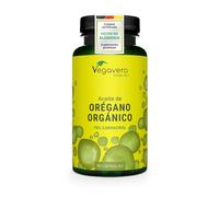 Vegavero Aceite de Orégano Orgánico | 90 mg Carvacrol + 3,5 mg Timol | 100% Vegano y Sin Aditivos | Testado en Laboratorio Alemán | 90 Cápsulas (3 Meses de Uso Contínuo)