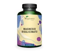 Vegavero Bisglicinato de Magnesio | 400 mg de Magnesio Elemental por Dosis Diaria | 365 Cápsulas | Alta Absorción | Magnesio Quelado | Sistema Nervioso, Músculos y Energía | Sin Aditivos & Vegano