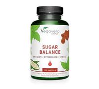 Vegavero Control Glucosa Complex | Picolinato de CROMO | 120 Cápsulas | Blood Sugar | Canela Ceylan + Gymnema Silvestre + Bitter Melon | Para 4 Meses | Vegano & Sin Aditivos