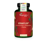 Vegavero Diosmina 3600 mg + Hesperidina 2400 mg | 120 Cápsulas | Para Almorranas + Varices | Castaño de Indias + Rusco + Rutina | Sin Aditivos y Vegano | Piernas cansadas - Circulación