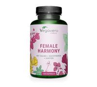 Vegavero Menopausia Complex | 120 CÁPSULAS | 4200 mg Salvia + 1800 mg Lúpulo | SOFOCOS + INSOMNIO | 100% Natural | Síntomas de Menopause | Melisa + Manzanilla | Vegano