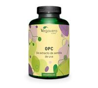 Vegavero OPC 500 mg | Extracto de Semilla de Uva | 70% OPC | Antioxidante Natural, Salud Cardiovascular y Anti-Aging | 240 Cápsulas | Testado en Laboratorio | Sin Aditivos y Vegano