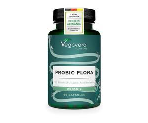 Vegavero Probióticos y Prebióticos Intestinales | 20 Mil Millones UFC y 20 Cepas Bacterianas | 90 Cápsulas Gastroresistentes | Con Fibra de Acacia y FOS | Sin Aditivos ni GMO