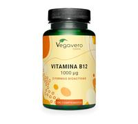 Vegavero Vitamina B12 1000 mcg | Metilcobalamina y Adenosilcobalamina | 180 Comprimidos para 9 Meses | Producido en Alemania | Sin Aditivos y Vegano