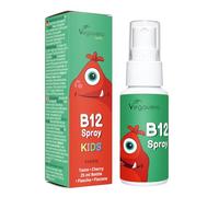 Vegavero Vitamina B12 Niños | Dosis Perfecta: 5 mcg | Delicioso Sabor a Cereza Natural | Para 4 Meses | Vegana + Liquida | Metilcobalamina + Cianocobalamina | Sublingual | 25 ml