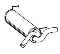 VEGAZ OS-742 Silenciador trasero