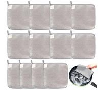VEGCOO 12 Pcs Paños de Limpieza Tres Capas, Paños de Cocina Alambre Reutilizables para Limpieza Profunda, Estropajos Multiusos Sin Rayar para Cocina, Platos, Fregaderos y Placas de Cocina(12)