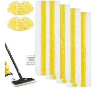 VEGCOO - Juego de 6 paños de repuesto de microfibra compatible con Karcher SC1, SC2, SC3, SC4, SC5, gorros de microfibra limpiadores a vapor, paño de repuesto