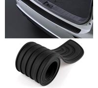 VEGCOO Protector Parachoques Trasero, 104 x 8.5cm Protector Paragolpes Coche, Accesorios Exteriores Universales de Goma Antiarañazos, Protección para Maletero de Goma Apto para la Mayoría de Coches