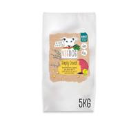 VEGDOG Simply Crunch - Alimento seco vegano para perros adultos con maíz y mijo, sin gluten, alimento completo para personas alérgicas con fuente alternativa de proteínas (5 kg)