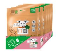 VEGDOG Veggies Immune - Snack hipoalergénico para perros (10 x 125 g) | Snack de entrenamiento para un sistema inmunológico fuerte | Snack de proteínas para alérgicos con patatas y espino amarillo