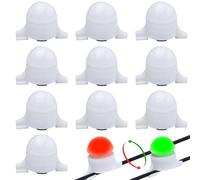 Vegena 10 indicadores electrónicos de picada de pesca con indicador luminoso LED, alarma de mordida para pesca