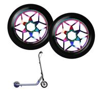 Vegena 2 Piezas Ruedas De Scooter, Ruedas De Repuesto Para Scooter, Ruedas De De Repuesto, 100 Mm Accesorios Para Scooter Para Pro Stunt Freestyle Kick Scooter Patinete(Negro)