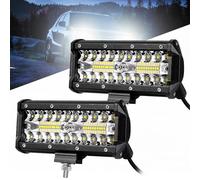 Vegena 2pcs Faro Trabajo LED, Focos De Coche 12v Foco LED, 240w Faros Auxiliares De Moto, Focos Led Trabajo Tractor Foco De Trabajo LED IP67 Para Automóviles, UTV, ATV, Camiones, Motos, Barco