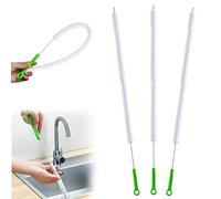 Vegena 3 Piezas Cepillo de Limpieza para Desagüe 71 cm Espiral para Limpiar Tuberías, Cepillo Flexible para Limpiar Desagües, Limpiador de Tuberías Cepillo para el Baño y La Cocina